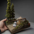 1:64 Scale WRCCar Model Diorama, Finished Scene, Car Model Not Included