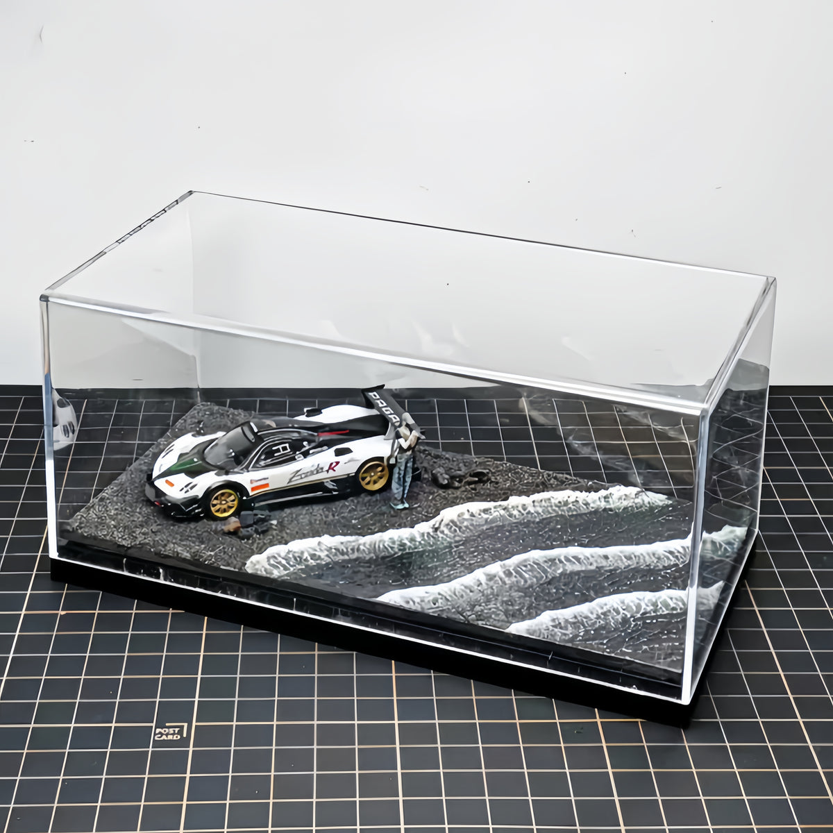 1:64 Scale Iceland Scene Diorama Base, Car Model & Figures Not Included