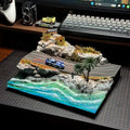 1:64 Scale California Coast Diorama, Car Model & Acrylic Dust Cover Not Included
